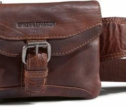 Beste recensies van 💯 Spikes & Sparrow Kleine Heuptas / Crossbody Tas Dames - Leer - Bronco - Cognac ✨
