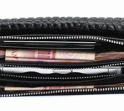 Kopen ❤️ Merkloos Dames Clutch Groen - Lederen Handtasje, Schoudertas, Crossover Tas- Met Afneembare Lange Schouderband 🔔 -Tassen-Dames Winkel 550x221 3