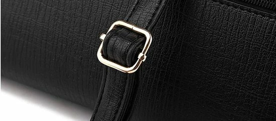 Goedkoop ⭐ N3 Collecties Vrouwen Handtas PU Leer Schouder/Crossbody Tas Dames ~ Zwart 🥰 9 Goedkoop ⭐ N3 Collecties Vrouwen Handtas PU Leer Schouder/Crossbody Tas Dames ~ Zwart 🥰 - Afbeelding 7