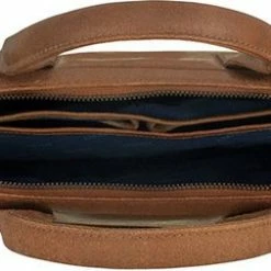 Goedkoop ⭐ DSTRCT Fletcher Street Laptoptas - 13,3 Inch - Cognac 🌟 -Tassen-Dames Winkel 550x253