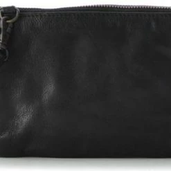 Flash-uitverkoop 🔔 Bear Design Kleine Schoudertas / Crossbody Tas Dames - Leer - Cow Lavato - Zwart 👏