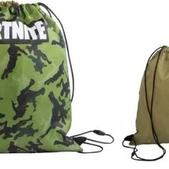 Beste Pirce 🔥 Fortnite Rugtas Gymtas - Legerprint - 33 X 38 Cm 🥰