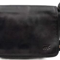 Begroting ๐งจ Bear Design Giulia Leren Schoudertas / Kleptas - Zwart ๐