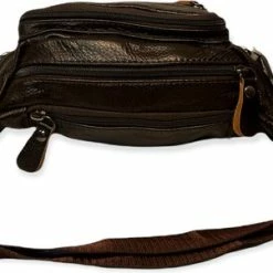 Coupon 🤩 THL Design - Leren Heuptas Dames / Heren - Buideltasje - Heuptasjes Heren - Leer Bruin 👏 -Tassen-Dames Winkel 550x301 4