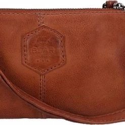 Goedkoopste 😍 Bear Design Alessia Leren Schoudertasje/Clutch - Cognac ⌛ -Tassen-Dames Winkel 550x302 3