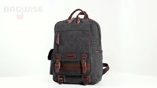 Aanbiedingen π€© Bagwise® - Rugzak - Rugtas - Schooltas - Canvas -25 L - Vintage - 15" Inch Laptopvak -1270 Camel Bruin π 4 Aanbiedingen π€© Bagwise® - Rugzak - Rugtas - Schooltas - Canvas -25 L - Vintage - 15" Inch Laptopvak -1270 Camel Bruin π - Afbeelding 2