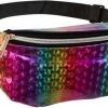 Gloednieuw ⌛ Merkloos Hip Heuptasje/fanny Pack/buideltasje Regenboog Print - Jaren 80 Verkleed Accessoire - Festival Fanny Pack/bum ✨