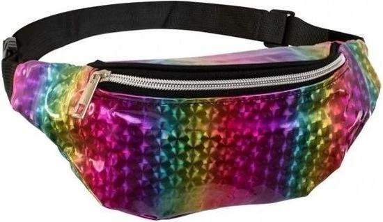 Gloednieuw ⌛ Merkloos Hip Heuptasje/fanny Pack/buideltasje Regenboog Print - Jaren 80 Verkleed Accessoire - Festival Fanny Pack/bum ✨ 3 Gloednieuw ⌛ Merkloos Hip Heuptasje/fanny Pack/buideltasje Regenboog Print - Jaren 80 Verkleed Accessoire - Festival Fanny Pack/bum ✨