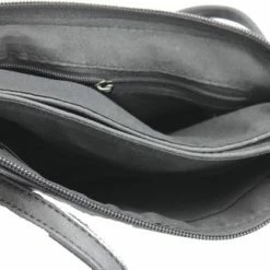 Begroting 💯 Nuba Design - Dames Schoudertas - Klein Tasje - Leer Look - Zwart 💯 -Tassen-Dames Winkel 550x321