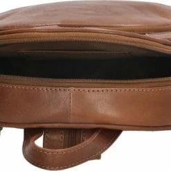 Beste Verkoop 🌟 Old West Leren Dames Rugzak San Antonio M - Bruin 🧨 -Tassen-Dames Winkel 550x327 3