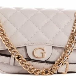Gloednieuw 👍 Guess Gillian Crossbody Flap - Beige 🧨