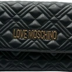 Uitgang 💯 Love Moschino Dames Crossbody TasSchoudertas Kunstleer - Zwart 😀 -Tassen-Dames Winkel 550x328 8