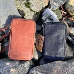 Goedkoop ⭐ Lundholm Telefoontasje Dames Leer Bruin Cognac - Schoudertasje Dames Crossbody - Tas Dames Schoudertas Leer | Scandinavisch Design - Lillehammer Serie 🛒 -Tassen-Dames Winkel 550x334 3