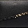 Flash-uitverkoop 👍 DKNY Bryant Dames Crossbodytas - Zwart / Goud ✨ -Tassen-Dames Winkel 550x339