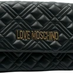 Uitgang 💯 Love Moschino Dames Crossbody TasSchoudertas Kunstleer - Zwart 😀 -Tassen-Dames Winkel 550x340 2