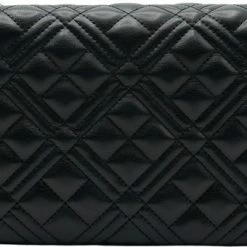 Uitgang 💯 Love Moschino Dames Crossbody TasSchoudertas Kunstleer - Zwart 😀 -Tassen-Dames Winkel 550x340 3