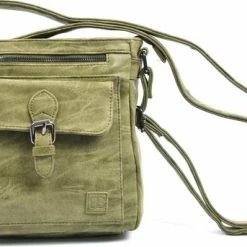 Uitgang ๐งจ Bicky Bernard Schoudertas - Crossbodytas - Tassen - Tassen Dames - Tassen Kopen - Tassen Hengsel - Tassen Groen - Olijf - Dames Tas - Handtas - Handtassen - Handtas Dames - Handtassen Dames - Handtas Olijf - Groen - WDL-3182 โจ