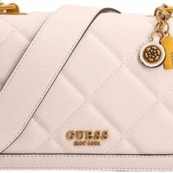 Gloednieuw 🔔 Guess Abey Dames Crossbodytas - Nude 🛒