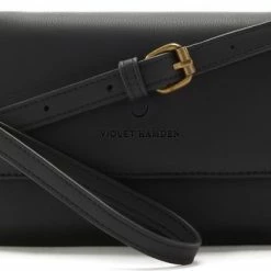 Groothandel 😉 Violet Hamden Essential Bag Dames Clutch Leer - Zwart ❤️