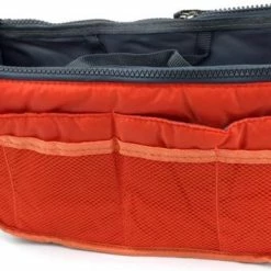 Gloednieuw ⭐ Merkloos Bag In Bag Hand Tas Organizer – Houd Uw (hand) Tas Netjes En Geordend! - 28cm * 9cm * 16.5cm – Oranje ⭐