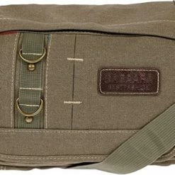 Beste deal 👍 Fana Bags - Canvas Schoudertas Groen - Kleine Schoudertas Dames / Heren - Schouder Tas Klein Canvas 😀