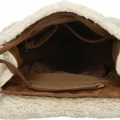 Hete verkoop ⭐ Enrico Benetti Teddy Rugzak 66654 - Off White 🥰 -Tassen-Dames Winkel 550x359 1