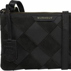 Hete verkoop ⭐ Burkely Even Elin Dames Double Pocket Zip - Zwart 🛒