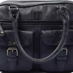 Korting 🥰 Enrico Benetti Schoudertas Met Lange Band En Korte Hengsel - Handtas Met Veel Vakken - Tas Met Veel Ruimte 👏