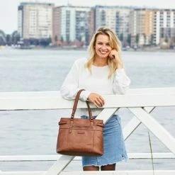 Begroting 🤩 Enrico Benetti Caen 66627 Schoudertas - Cognac 🤩 -Tassen-Dames Winkel 550x366 33