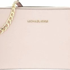 Beste Verkoop 🌟 Michael Kors Jet Set Large Dames Crossbodytas - Roze ✔️ -Tassen-Dames Winkel 550x366 56