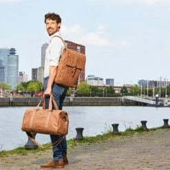 Flash-uitverkoop ✔️ Enrico Benetti Rotterdam Laptop Rugzak 17 Inch 66599 - 12 Liter - Camel 😍 -Tassen-Dames Winkel 550x366 59