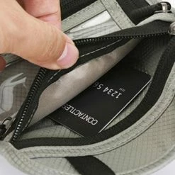 Groothandel 🔥 Merkloos Anti Diefstal Nektasje – 4 Vakken Met Ritssluiting – Verstelbaar Nekkoord – Zwart 🧨 -Tassen-Dames Winkel 550x372 5