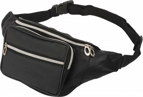 Hete verkoop π Merkloos Rojafit Unisex Heuptas - Groot - 4 Vakken - Zwart - Nappa Leer Met Luxe Front - Afmeting Ca. 34 X 8 X 15 Cm. π 4 Hete verkoop π Merkloos Rojafit Unisex Heuptas - Groot - 4 Vakken - Zwart - Nappa Leer Met Luxe Front - Afmeting Ca. 34 X 8 X 15 Cm. π - Afbeelding 2