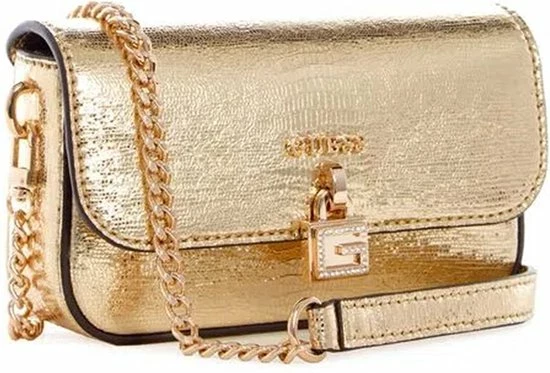 Promo π Guess Night Fall Dames Crossbodytas - Goud π 6 Promo π Guess Night Fall Dames Crossbodytas - Goud π - Afbeelding 4