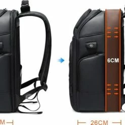 Promo 😍 Fenruien Rugtas - 17 Inch - Laptop Rugzak - USB-aansluiting - Waterafstotend - Zwart - Incl. Smart Thermosfles 🧨 -Tassen-Dames Winkel 550x373 8