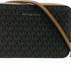 Uitgang 💯 Michael Kors Camera Bag M Dames Crossbodytas - Bruin 😀 -Tassen-Dames Winkel 550x379 1