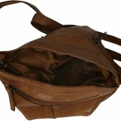 Top 10 🔥 Bear Design Medium Schoudertas / Crossbody Tas Dames - Leer - Cow Lavato - Cognac 😉 -Tassen-Dames Winkel 550x380