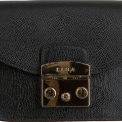 Beste Verkoop 😉 Furla Dames Schoudertassen Metropolis Mini Crossbody - Zwart 🧨 -Tassen-Dames Winkel 550x396