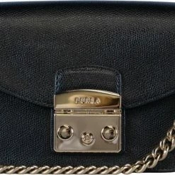 Beste Verkoop 😉 Furla Dames Schoudertassen Metropolis Mini Crossbody - Zwart 🧨 -Tassen-Dames Winkel 550x398 1