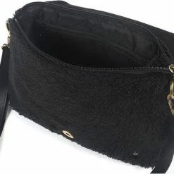 Top 10 🤩 I,m Dutch Schoudertasje Bukti - Teddy - Zwart 🤩 -Tassen-Dames Winkel 550x408 1