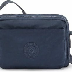 Goedkoop ⭐ Kipling Medium Schoudertas / Crossbody Tas Dames - Abanu M - Blauw ✔️