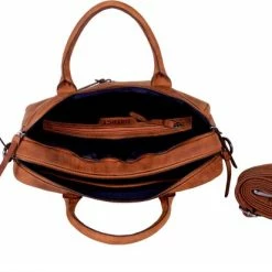 Beste deal 🎉 DSTRCT Wall Street Laptoptas - 15,4 Inch - Cognac 🥰 -Tassen-Dames Winkel 550x413 4