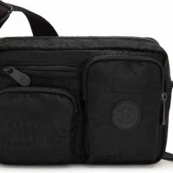 Beste Pirce 👏 Kipling Kleine Schoudertas / Crossbody Tas Dames - Polyester - Albena - Zwart 🌟