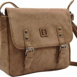 Top 10 🌟 Enrico Benetti Schoudertas Camel - Crossbody Tas Voor Dames Met Flap Cognac. 🌟