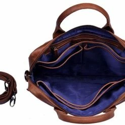 Goedkoop ⭐ DSTRCT Fletcher Street Laptoptas - 13,3 Inch - Cognac 🌟 -Tassen-Dames Winkel 550x424 2