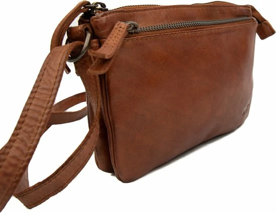 Beste Verkoop 🛒 Bear Design Kleine Schoudertas / Crossbody Tas Dames - Leer - Cow Lavato - Cognac 🔔 16 Beste Verkoop 🛒 Bear Design Kleine Schoudertas / Crossbody Tas Dames - Leer - Cow Lavato - Cognac 🔔 - Afbeelding 14
