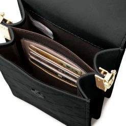 Korting 🔥 ZILOU® Telefoontasje - Schoudertas - Dames - Kunstleer - Zwart 😉 -Tassen-Dames Winkel 550x428 6