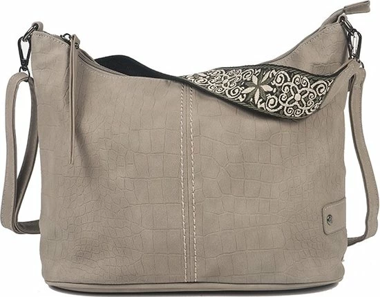 Beste Pirce β I'm Dutch Grijs Schoudertas Palma Met Geweven Band 𧨠3 Beste Pirce β I'm Dutch Grijs Schoudertas Palma Met Geweven Band π§¨