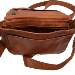 Begroting ✨ Bear Design Lederen Schoudertasje Giulia Cognac - CL 41354 😍 -Tassen-Dames Winkel 550x431 3