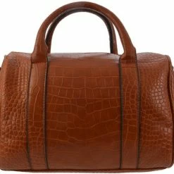 Aanbiedingen ✔️ Juleeze Melady Handtas Dames 27x10x19 Cm Bruin Kunststof Rechthoek Slangenleer Tas Damestas 🎉 -Tassen-Dames Winkel 550x432 3